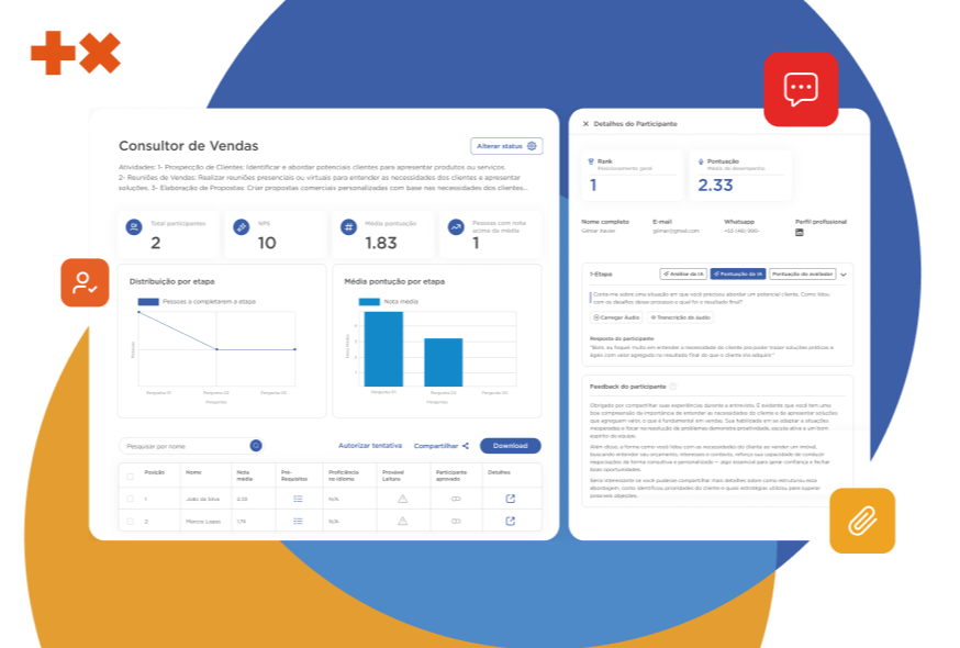 Escale entrevistas com inteligência e objetividade